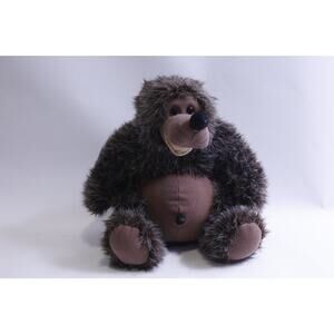 Carousel by Guy, Brown Bear, Plush, Sitting, 11", Smiling Face, Funny, Huggable,